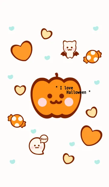 [LINE着せ替え] Cute Cute Halloween theme 3の画像1