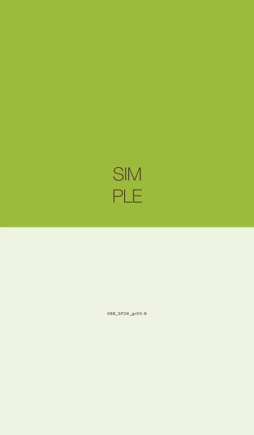 [LINE着せ替え] 498_24_グリーン3-6の画像1