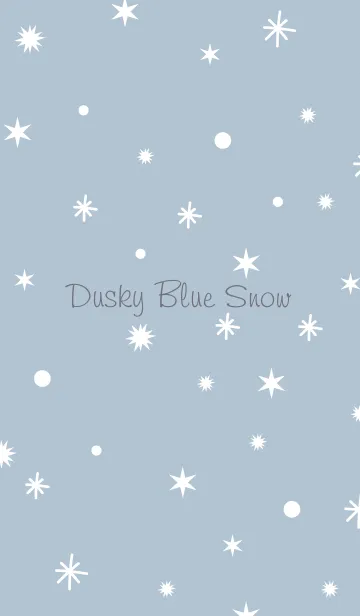 [LINE着せ替え] Dusky Blue Snow.MEKYM 2の画像1