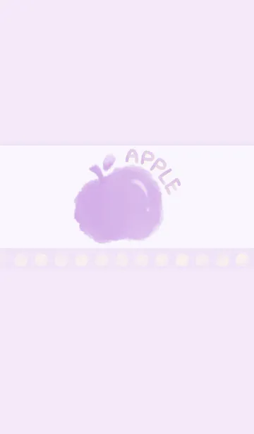 [LINE着せ替え] Smudge Apple J-Romantic Purpleの画像1