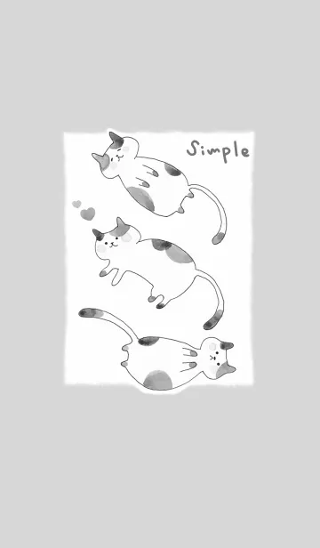 [LINE着せ替え] ねこに囲まれてハッピー気分♪8の画像1