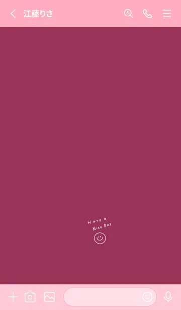 [LINE着せ替え] ラズベリー。良い日を。の画像2