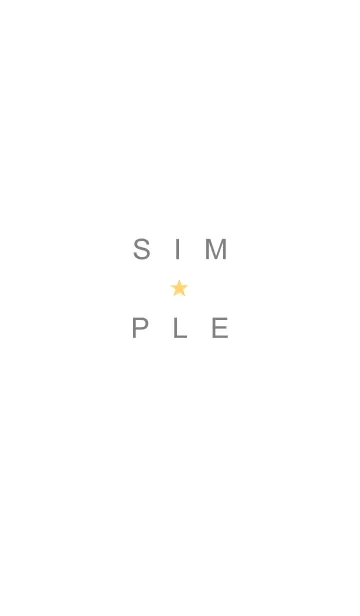 [LINE着せ替え] SIMPLE STAR-6の画像1