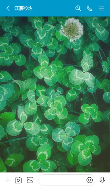 [LINE着せ替え] 本物ラッキークローバーズ #58の画像2