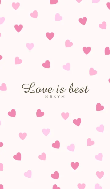 [LINE着せ替え] Love is best-PINK 17の画像1