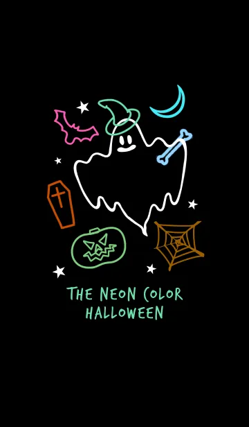 [LINE着せ替え] ネオンカラー ハローウィン 29の画像1