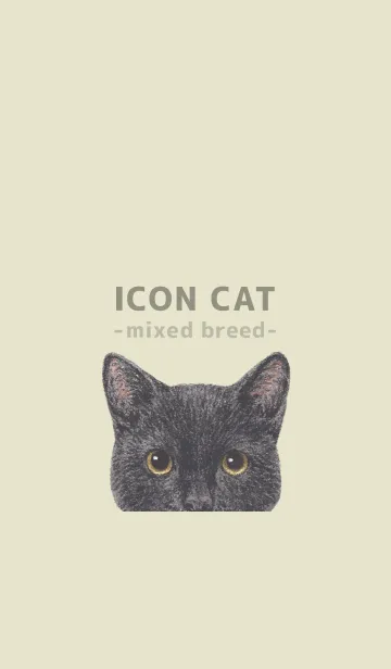 [LINE着せ替え] ICON CAT - ミックス - PASTEL YE/07の画像1