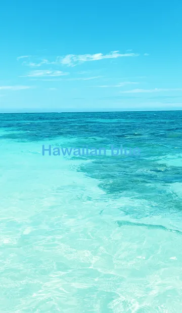 [LINE着せ替え] Hawaiian blue 29の画像1