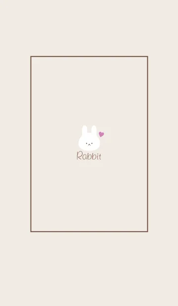 [LINE着せ替え] Rabbit-Dusky.Beige 18の画像1