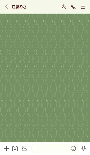 [LINE着せ替え] 和音 立涌と音符 老竹色の画像2