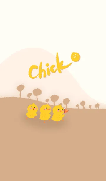 [LINE着せ替え] Little Yellow Chicken J-Milk Teaの画像1