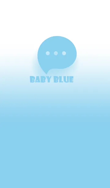 [LINE着せ替え] Baby Blue & White Theme V.3 (JP)の画像1