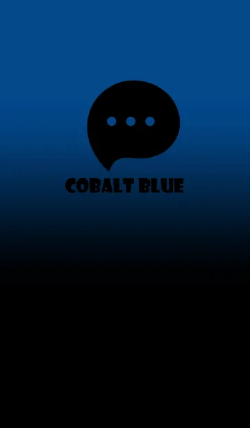 [LINE着せ替え] Black & Cobalt Blue Theme V3 (JP)の画像1