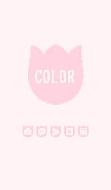 [LINE着せ替え] pink color R08の画像1