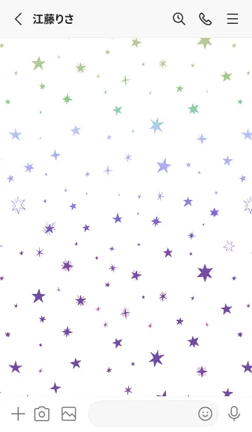 [LINE着せ替え] ミニ スターズ _60の画像2