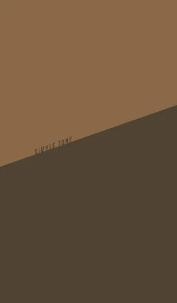 SIMPLE TWO TONE // BROWNの着せ替えメイン画像
