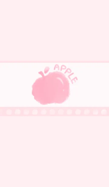 [LINE着せ替え] Smudged Apple J-cute pinkの画像1