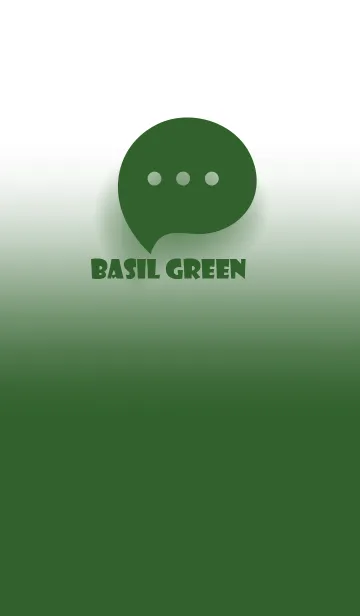 [LINE着せ替え] Basil Green & White Theme V.3 (JP)の画像1