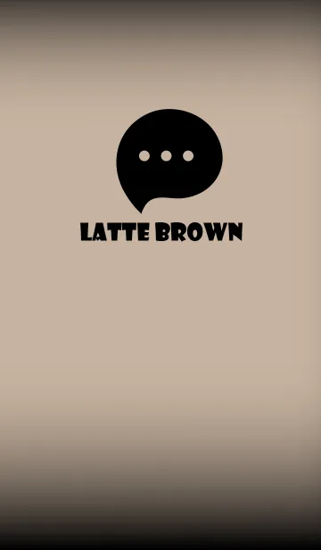 [LINE着せ替え] Latte Brown And Black V.3 (JP)の画像1