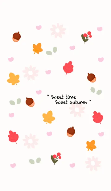 [LINE着せ替え] Sweet autumn time 5の画像1