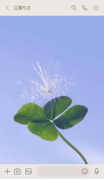 [LINE着せ替え] 幸運の妖精ケサランパサラン #13の画像2