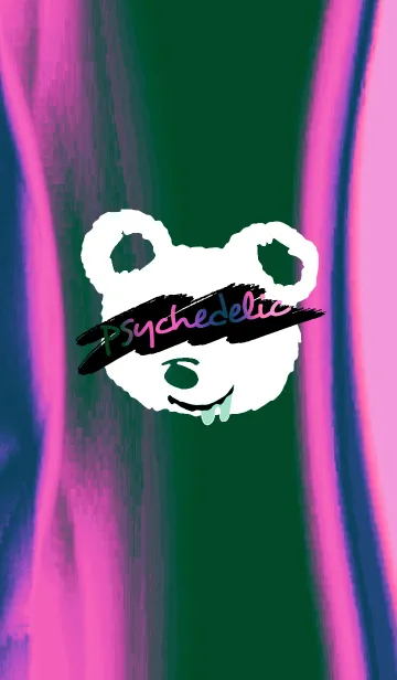 [LINE着せ替え] サイケデリック ベア 23の画像1