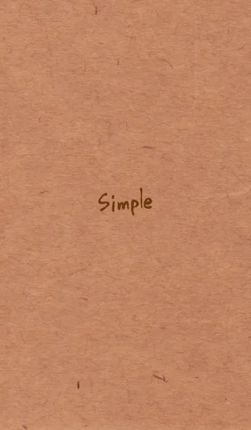 [LINE着せ替え] クラフト紙 シンプル25の画像1