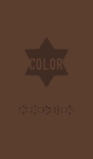 [LINE着せ替え] brown color S06の画像1