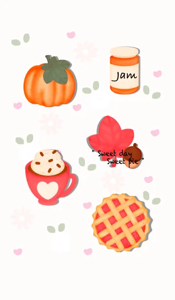 [LINE着せ替え] Sweet pumpkin pie 7の画像1