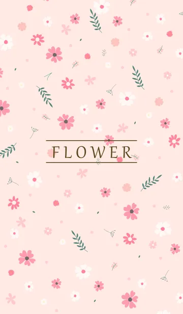 [LINE着せ替え] MANY FLOWERS PINK.の画像1
