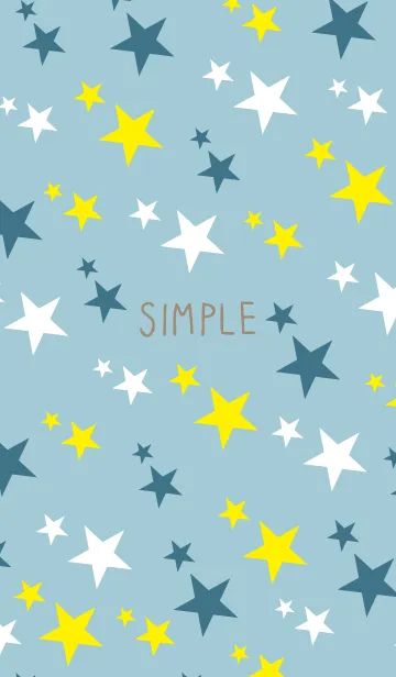 [LINE着せ替え] 3色の星の画像1