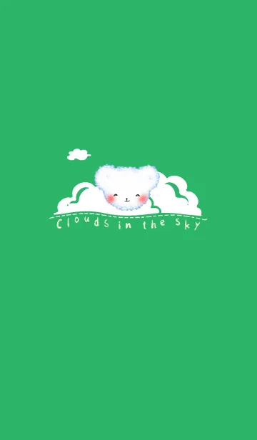 [LINE着せ替え] Cloud Bear J-Greeneryの画像1