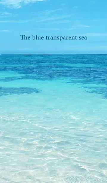 [LINE着せ替え] The blue transparent sea -MEKYM- 49の画像1