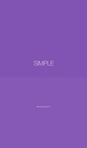 [LINE着せ替え] d98_25_パープル1-6の画像1