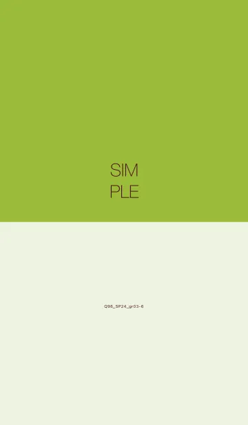 [LINE着せ替え] Q98_24_グリーン3-6の画像1