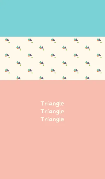 [LINE着せ替え] 三角形をアレンジした着せかえ ピンクの画像1