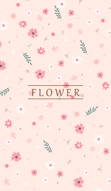 [LINE着せ替え] MANY FLOWERS PINK 2の画像1