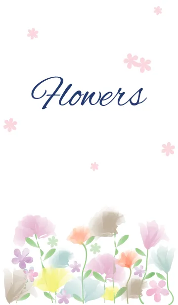 [LINE着せ替え] F l o w e r s - Pretty 28 -の画像1