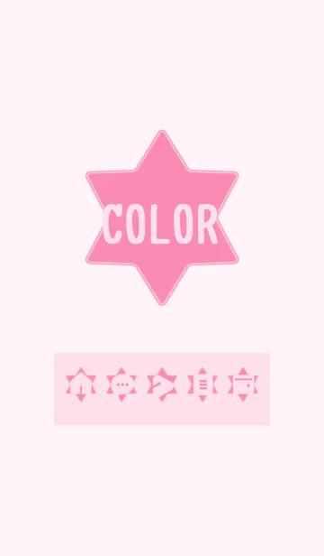 [LINE着せ替え] pink color S06の画像1