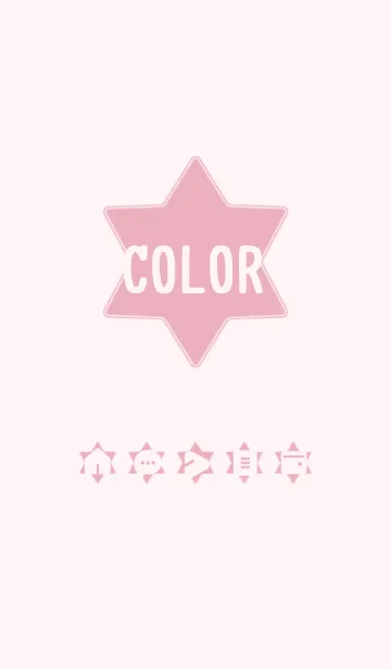 [LINE着せ替え] pink color S10の画像1