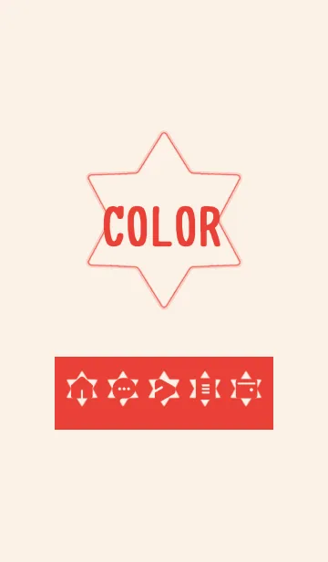 [LINE着せ替え] red color S09の画像1