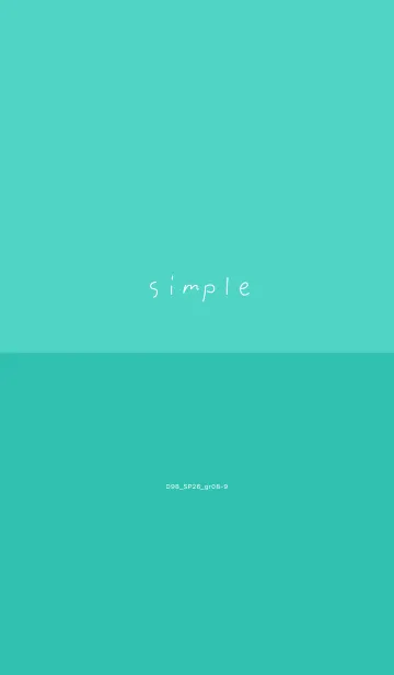 [LINE着せ替え] D98_26_グリーン8-9の画像1