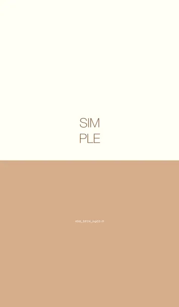 [LINE着せ替え] 498_24_ベージュ2-9の画像1