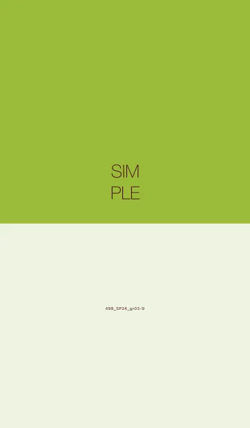 [LINE着せ替え] 498_24_グリーン3-9の画像1