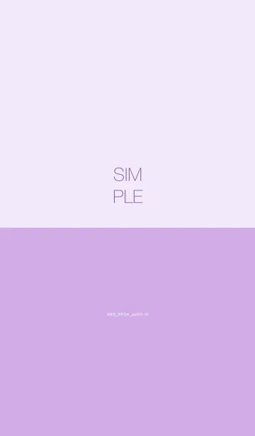 [LINE着せ替え] 498_24_パープル2-9の画像1