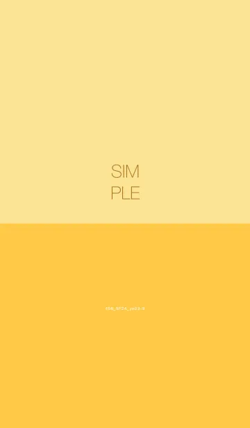 [LINE着せ替え] 498_24_イエロー3-9の画像1