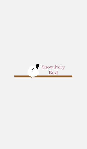 [LINE着せ替え] Snow Fairy Bird...5の画像1