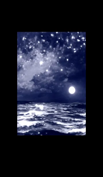 [LINE着せ替え] 夜の月 月の海 #4jw_3。の画像1