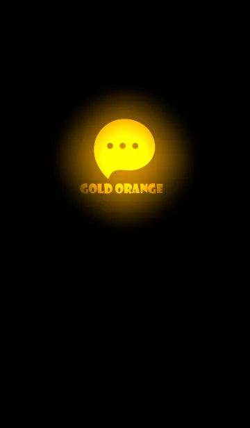 [LINE着せ替え] Gold Orange Light Theme V3 (JP)の画像1