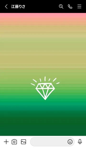 [LINE着せ替え] グラデーション ダイアモンド  178の画像2